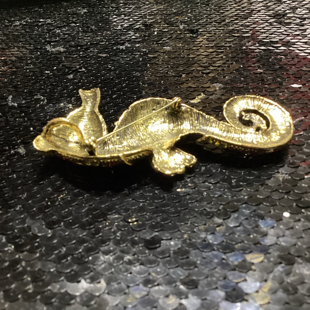 Colorful Seahorse Brooch - Picture 5 of 6